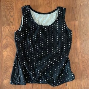 212 Collection Polka Dot Tank Top